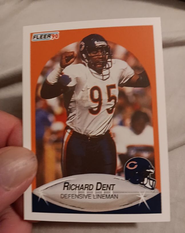 1990 Fleer #291 Richard Dent — front