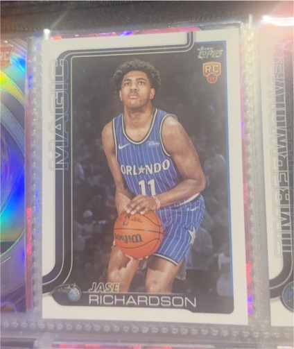 2025-26 Topps #225 Jase Richardson — front