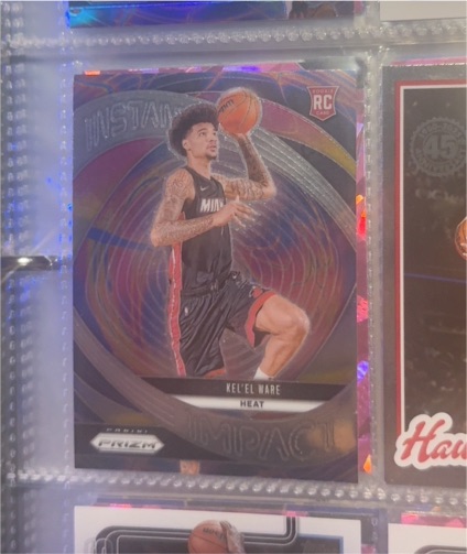 2024-25 Panini Prizm #16 Kel'el Ware Instant Impact — front