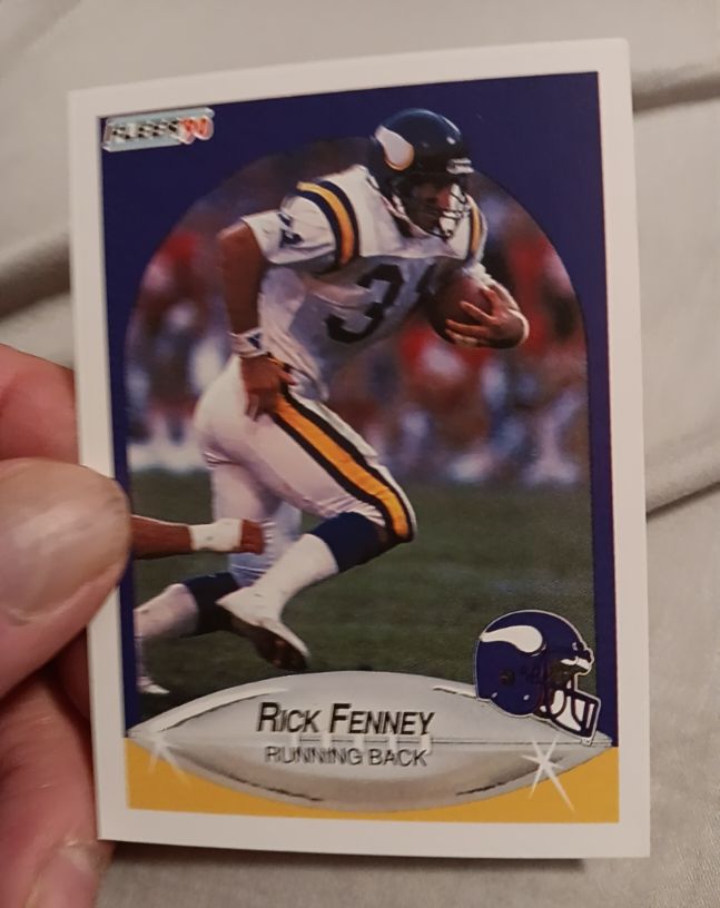 1990 Fleer #98 Rick Fenney — front