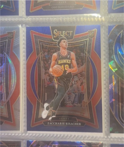 2024-25 Panini Select #86 Zaccharie Risacher — front