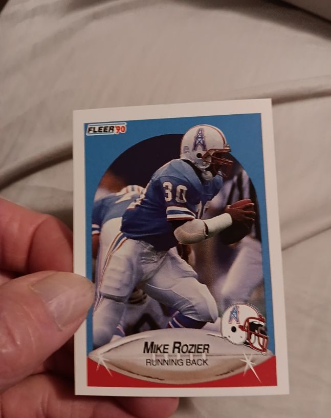 1990 Fleer #135 Mike Rozier — front