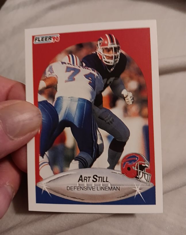 1990 Fleer #123 Art Still — front