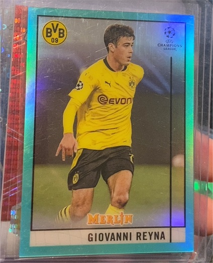 2020-21 Topps Merlin Chrome UEFA Champions League #11 Giovanni Reyna — front