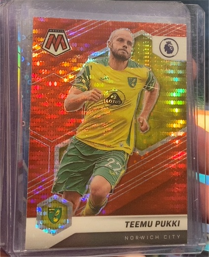 2021-22 Panini Mosaic Premier League #99 Teemu Pukki — front