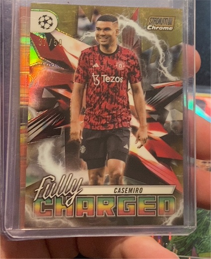2023-24 Topps Stadium Club Chrome #FC-CAS Casemiro Fully Charged — front