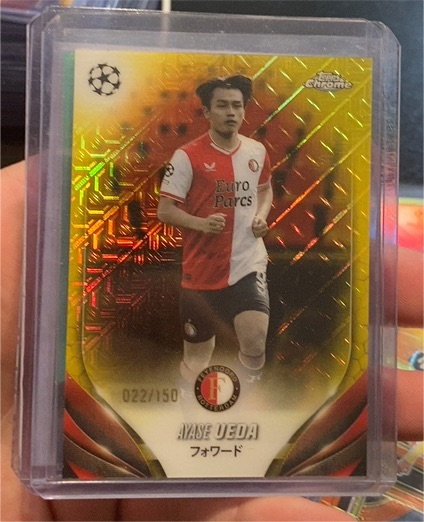 2023-24 Topps Chrome UEFA Club Competitions #138 Ayase Ueda — front