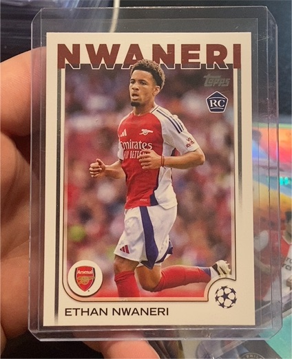 2024-25 Topps UEFA Club Competitions #158 Ethan Nwaneri — front