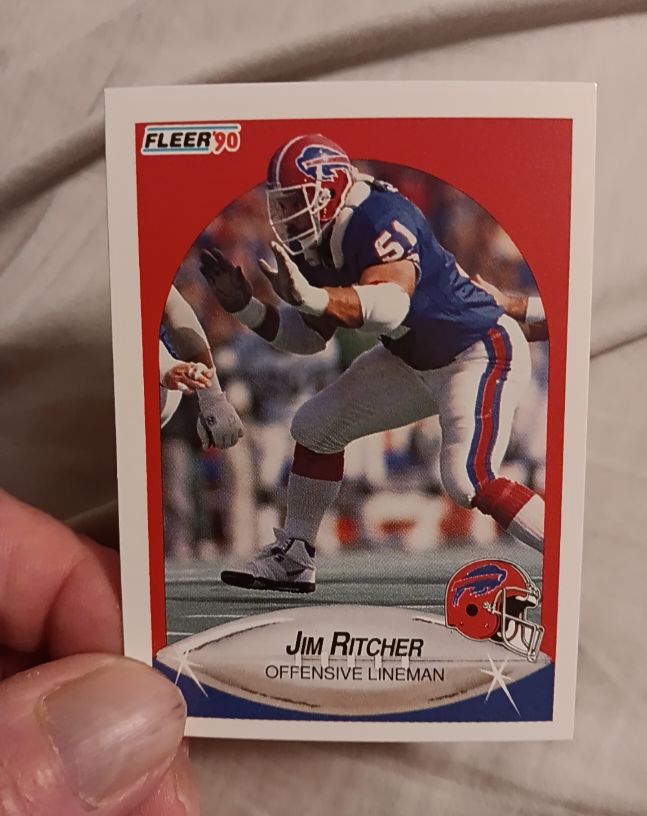 1990 Fleer #120 Jim Ritcher — front