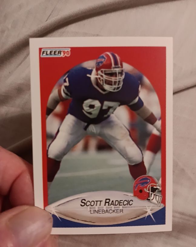 1990 Fleer #118 Scott Radecic — front