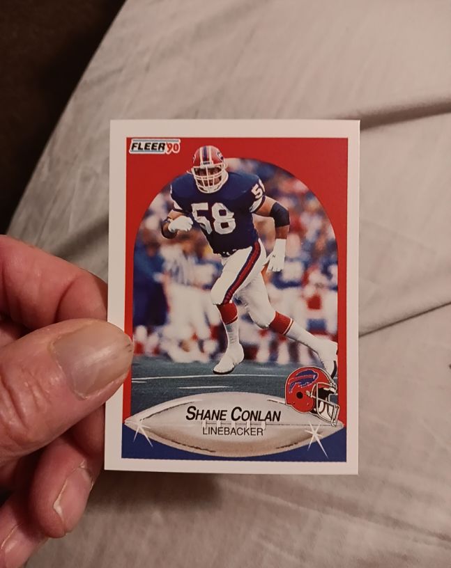 1990 Fleer #112 Shane Conlan — front