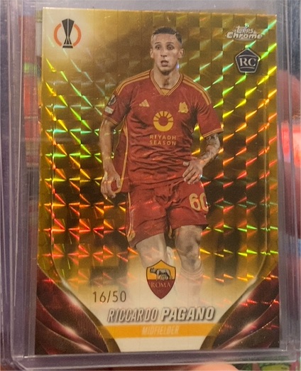 2023-24 Topps Chrome UEFA Club Competitions #12 Riccardo Pagano — front