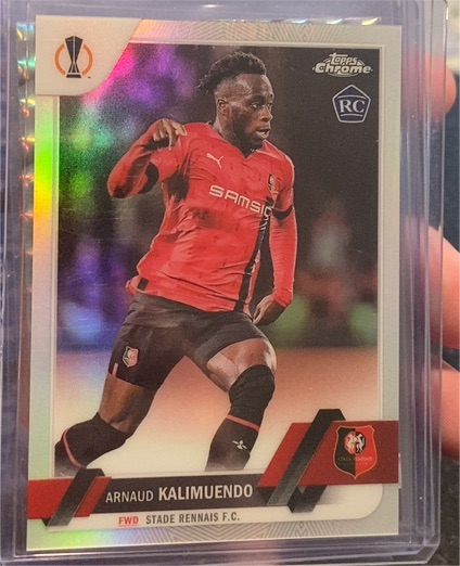 2022-23 Topps Chrome UEFA Club Competitions #195 Arnaud Kalimuendo — front