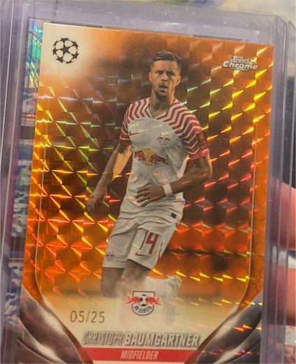 2023-24 Topps Chrome UEFA Club Competitions #130 Christoph Baumgartner — front