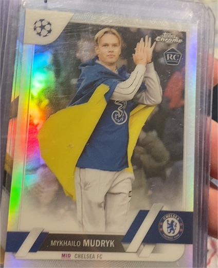 2022-23 Topps Chrome UEFA Club Competitions #52 Mykhailo Mudryk — front