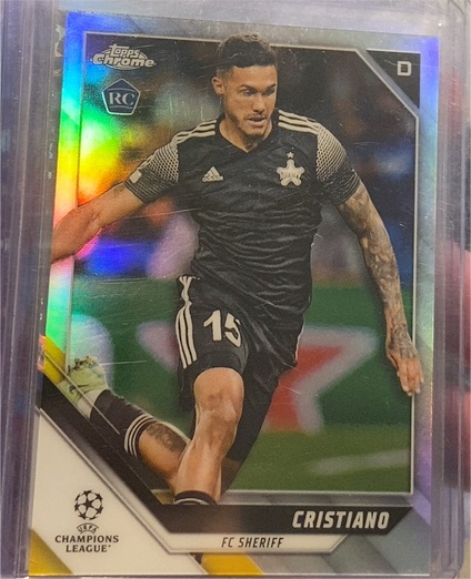 2021-22 Topps Chrome UEFA Champions League #120 Cristiano FC Sheriff — front