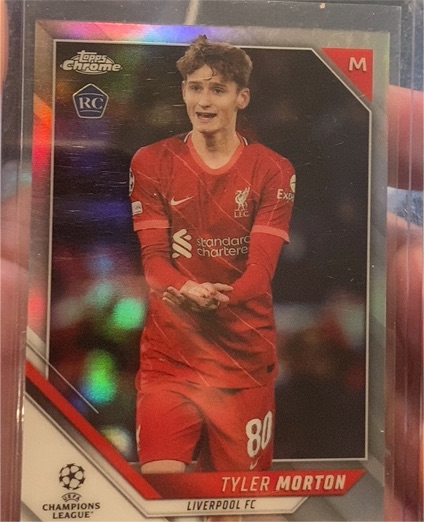 2021-22 Topps Chrome UEFA Champions League #87 Tyler Morton — front