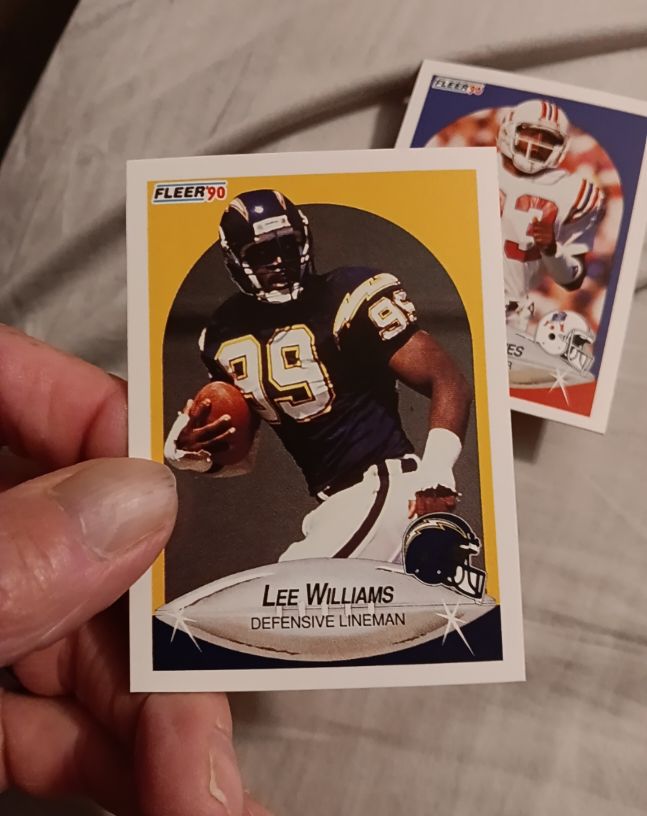 1990 Fleer #316 Lee Williams — front