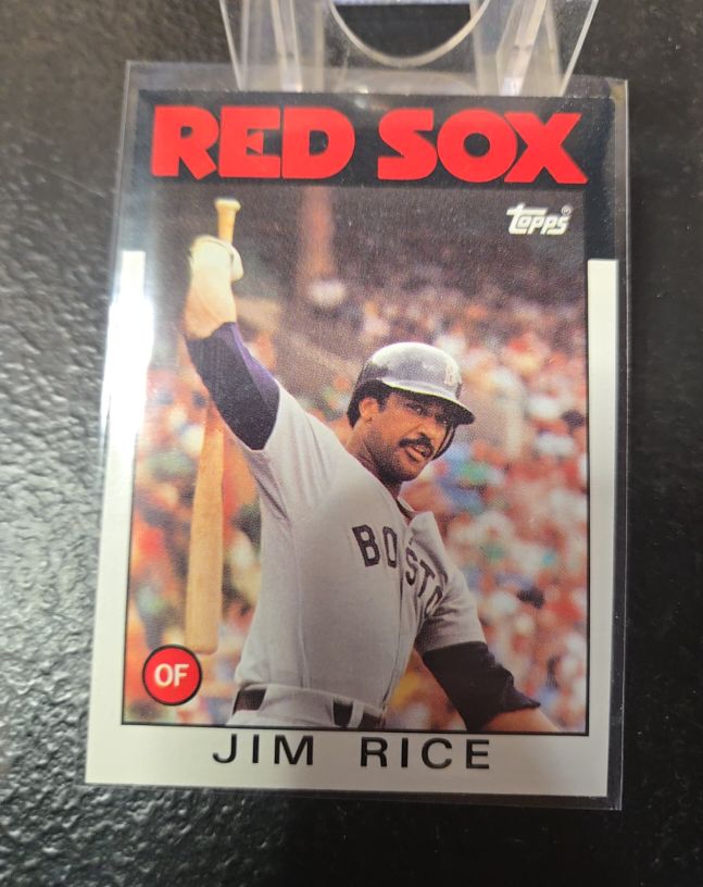 1986 Topps #320 Jim Rice — front
