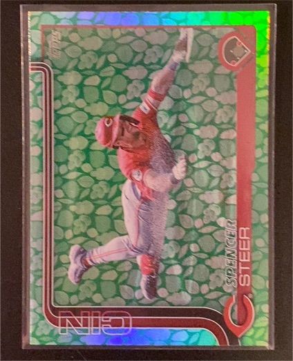 2025 Topps #37 Spencer Steer — front