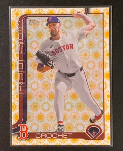 2025 Topps Series 2 #419 Garrett Crochet Holiday Sun — front