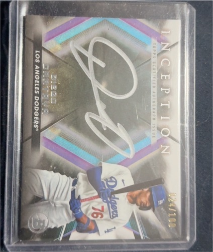 2023 Topps Inception Silver Signings #BPA-DJP D.J. Peters — front