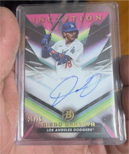 2023 Bowman Inception Autographs #BPA-DC Diego Cartaya — front