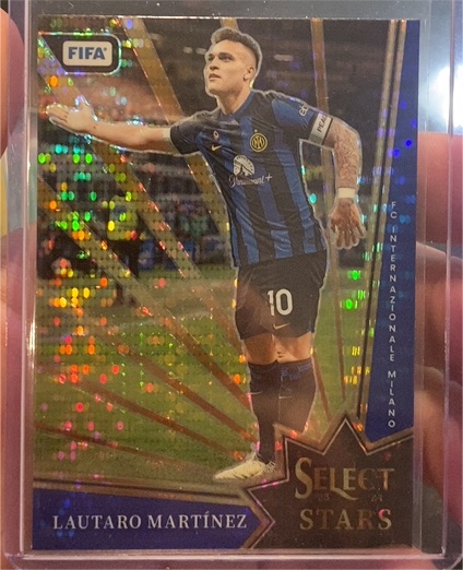 2023-24 Panini Select FIFA #12 Lautaro Martínez Select Stars — front