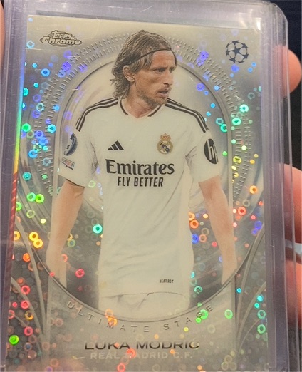 2024-25 Topps Chrome UEFA Club Competition Ultimate Stage Chrome #USC-47 Luka Modric — front