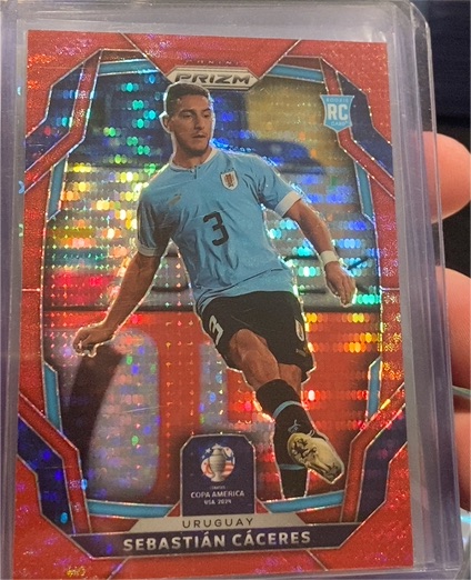 2024 Panini Prizm Copa America #108 Sebastián Cáceres — front
