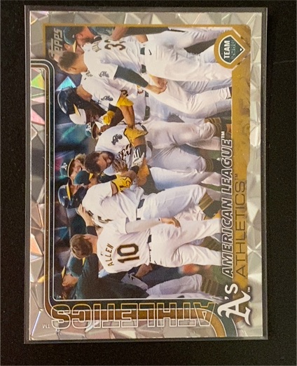 2025 Topps Series 2 #594 Athletics Team Card — front