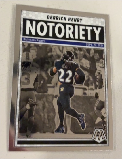 2025 Panini Mosaic #4 Derrick Henry Notoriety — front