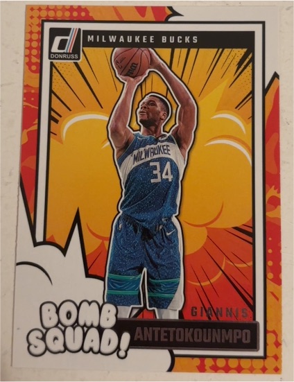 2024-25 Donruss #5 Giannis Antetokounmpo Bomb Squad — front