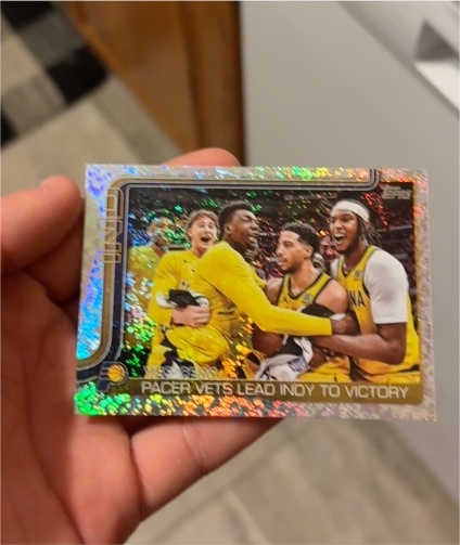 2025-26 Topps #280 Pacers Vets Lead Indy To Victory — front