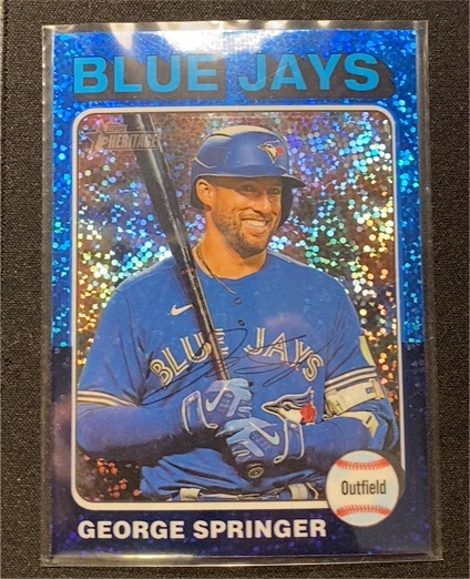 2024 Topps Heritage #358 George Springer — front