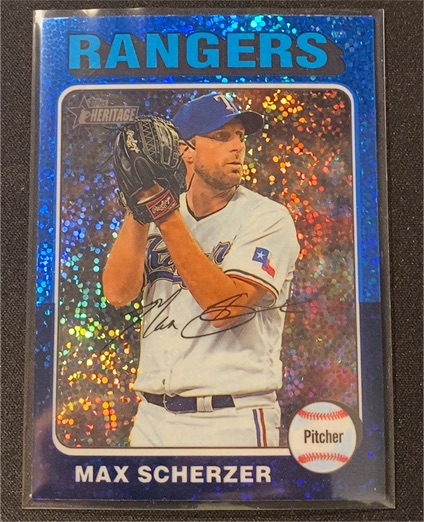 2024 Topps Heritage #453 Max Scherzer — front