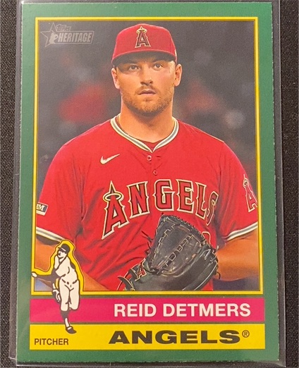 2025 Topps Heritage #411 Reid Detmers — front