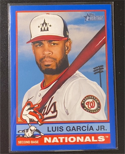 2025 Topps Heritage #239 Luis García Jr. — front