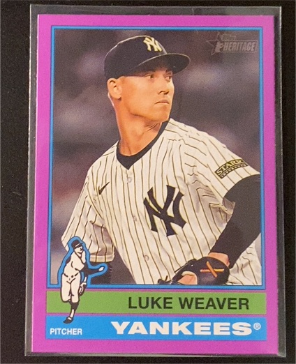 2025 Topps Heritage #50 Luke Weaver — front