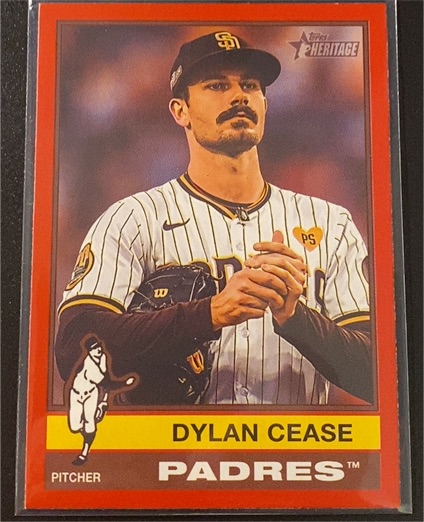 2025 Topps Heritage #259 Dylan Cease — front