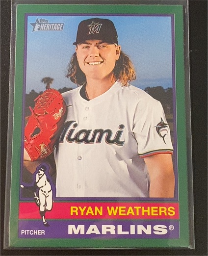 2025 Topps Heritage #275 Ryan Weathers — front