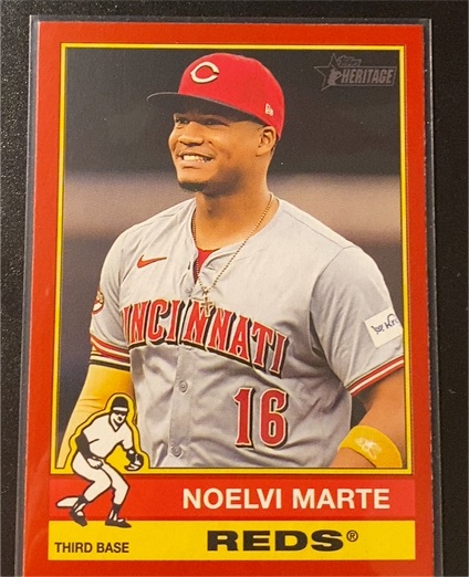 2025 Topps Heritage #43 Noelvi Marte — front