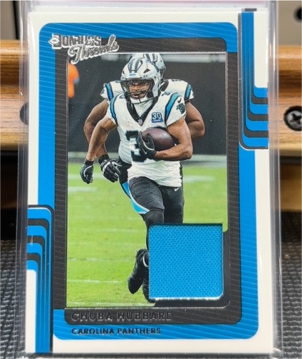 2025 Panini Donruss Threads #DTH-CHD Chuba Hubbard — front