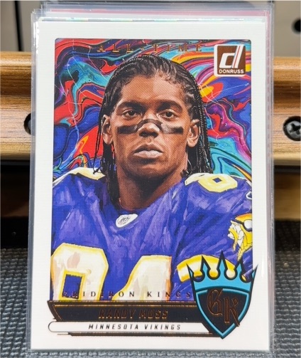 2025 Panini Donruss All-Time Gridiron Kings #ATGK-RMS Randy Moss — front