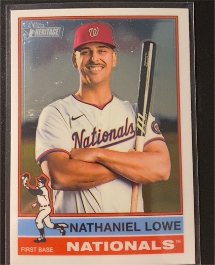 2025 Topps Heritage #485 Nathaniel Lowe — front