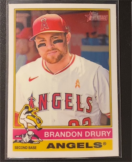 2025 Topps Heritage #283 Brandon Drury — front