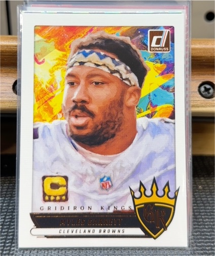 2025 Panini Donruss Gridiron Kings #GK-MGT Myles Garrett — front