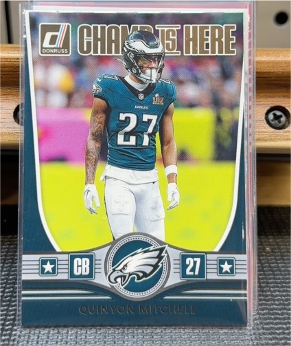 2025 Panini Donruss Champ Is Here #CIH-QML Quinyon Mitchell — front