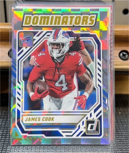 2025 Panini Donruss Dominators #DOM-JCK James Cook — front