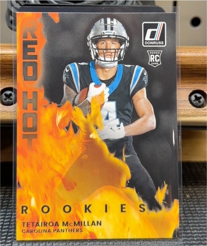 2025 Donruss Red Hot Rookies #RHR-TMC Tetairoa McMillan — front